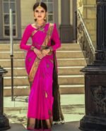 breathable-organic-banarasi-sarees-magenta