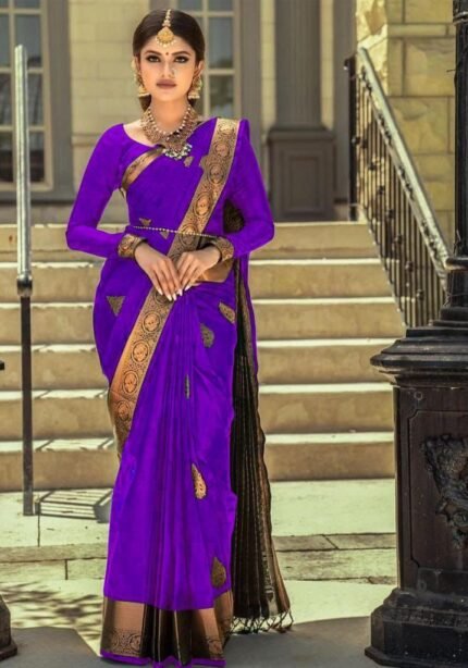 breathable-organic-banarasi-sarees-purple