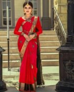 breathable-organic-banarasi-sarees-red