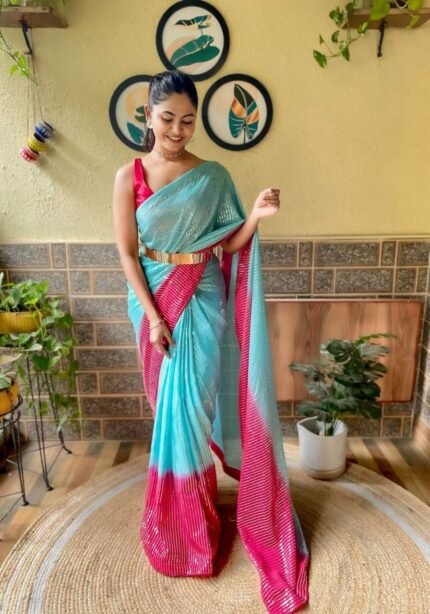 chinon-ready-to-wear-saree-pink