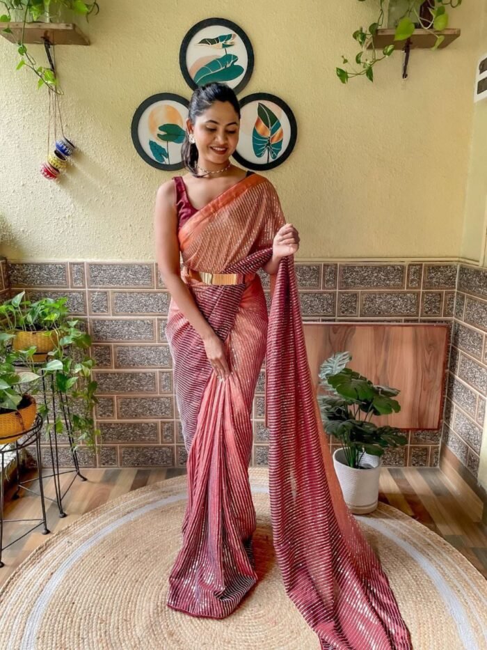 chinon-ready-to-wear-saree-wine