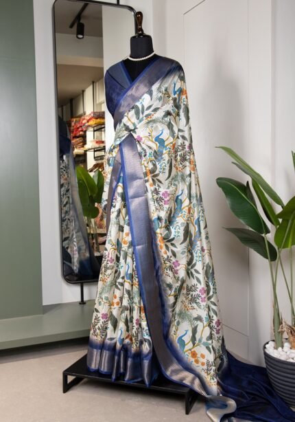 digital-printed-silk-saree-green