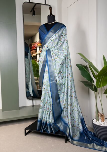 digital-printed-silk-saree-light-blue