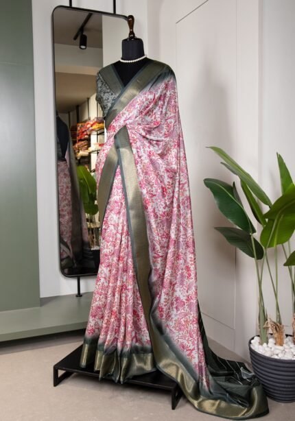 digital-printed-silk-saree-white