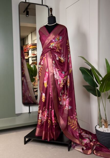 digital-printed-silk-saree-wine