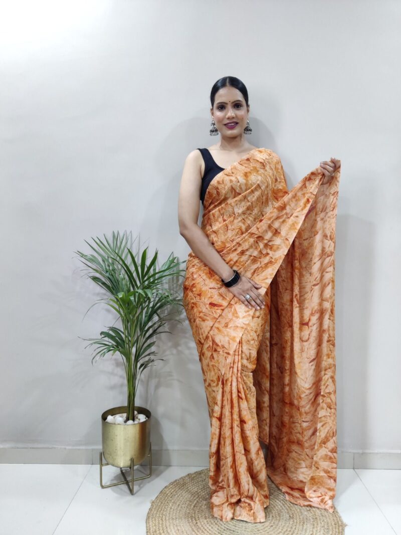 prisum-print-ready-to-wear-saree-yellow