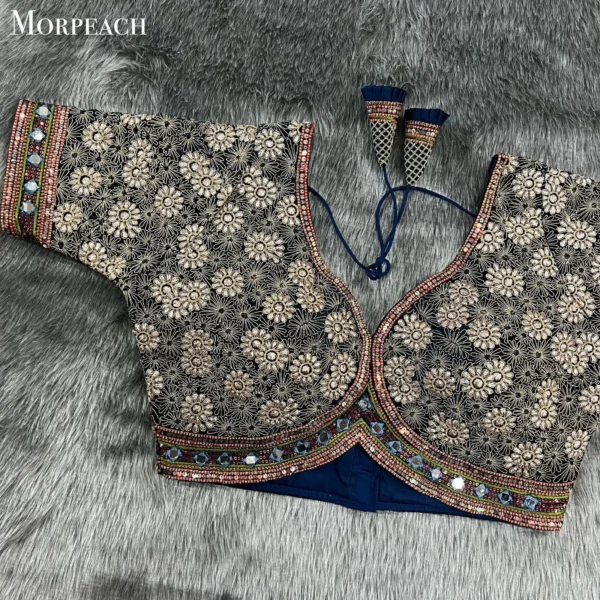 sabyasachi-style-velvet-work-blouse-morpeach