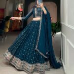 Bridesmaid Special Georgette Lehenga Choli party wear lehengas