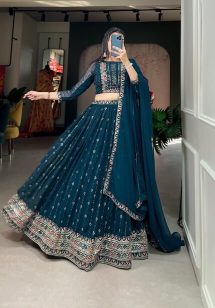 Bridesmaid Special Georgette Lehenga Choli party wear lehengas