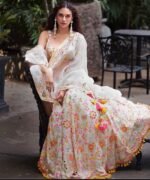 Heavy Faux Georgette Designer Lehenga