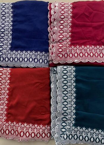 Party Wear Soft Rangoli Silk Saree