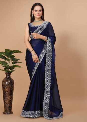 Party Wear Soft Rangoli Silk Saree