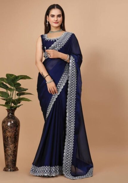 Party Wear Soft Rangoli Silk Saree