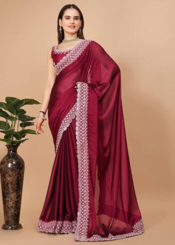 Party Wear Soft Rangoli Silk Saree