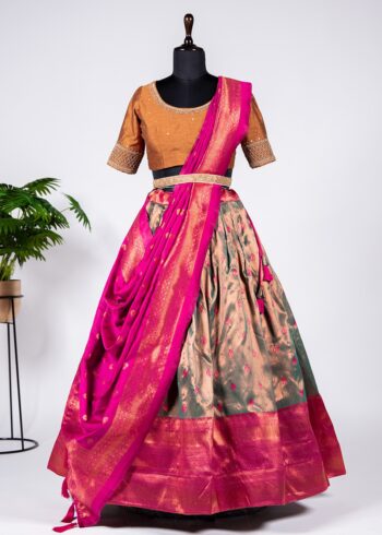 Pattu Stitch Lehenga Choli