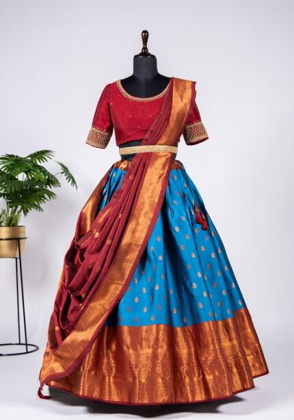 Pattu Stitch Lehenga Choli