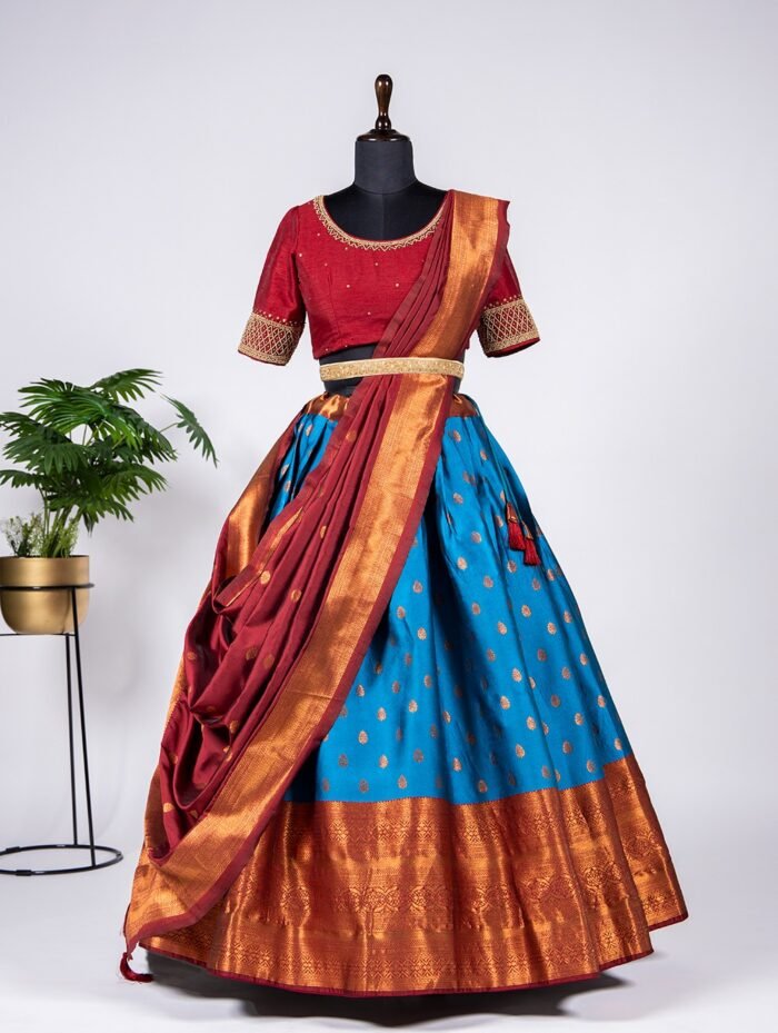 Pattu Stitch Lehenga Choli