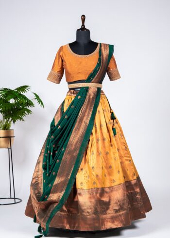 Pattu Stitch Lehenga Choli