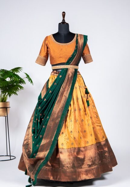 Pattu Stitch Lehenga Choli