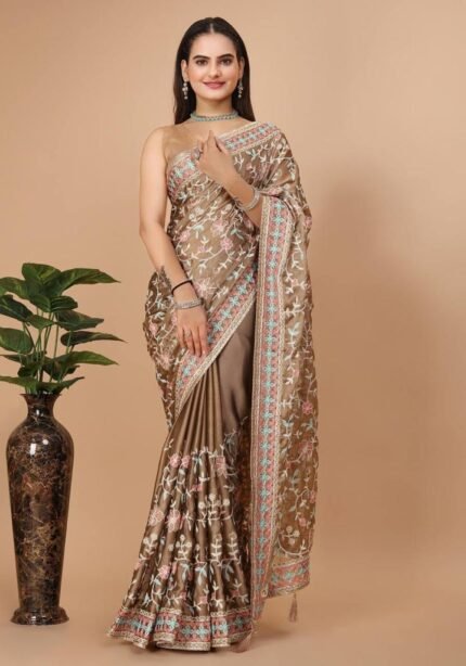 Rangoli Silk Party Wear Saree