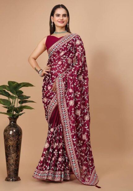 Rangoli Silk Party Wear Saree