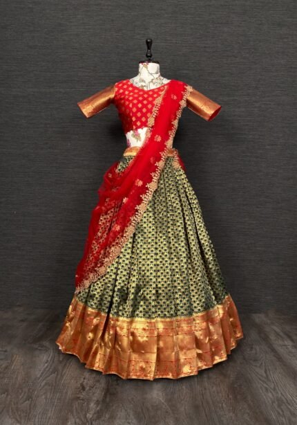 South Indian Banarasi Lehenga Choli