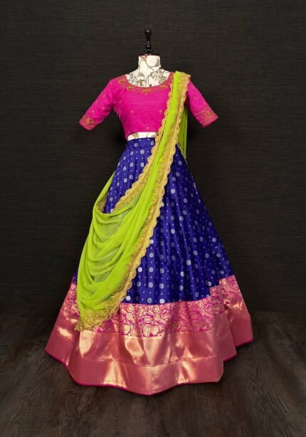 South Indian Style Lehenga Choli