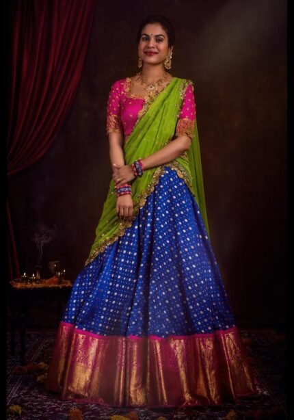 South Indian Style Lehenga Choli