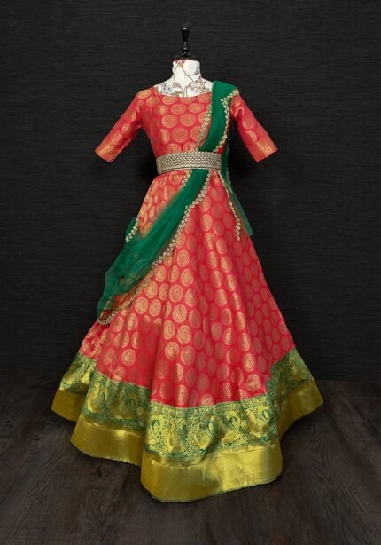 South Indian Style Lehenga Choli