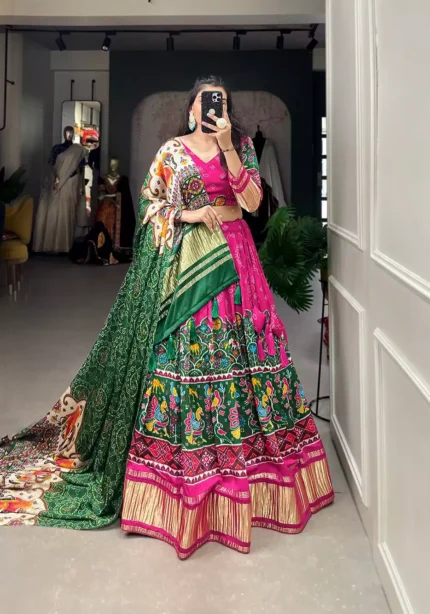 gaji-silk-digital-printed-lehenga-choli