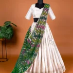 jacquard-silk-off-white-lehenga-choli