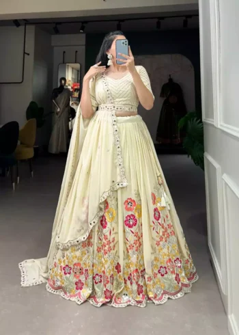 Original Mirror Work Embroidered Lehenga
