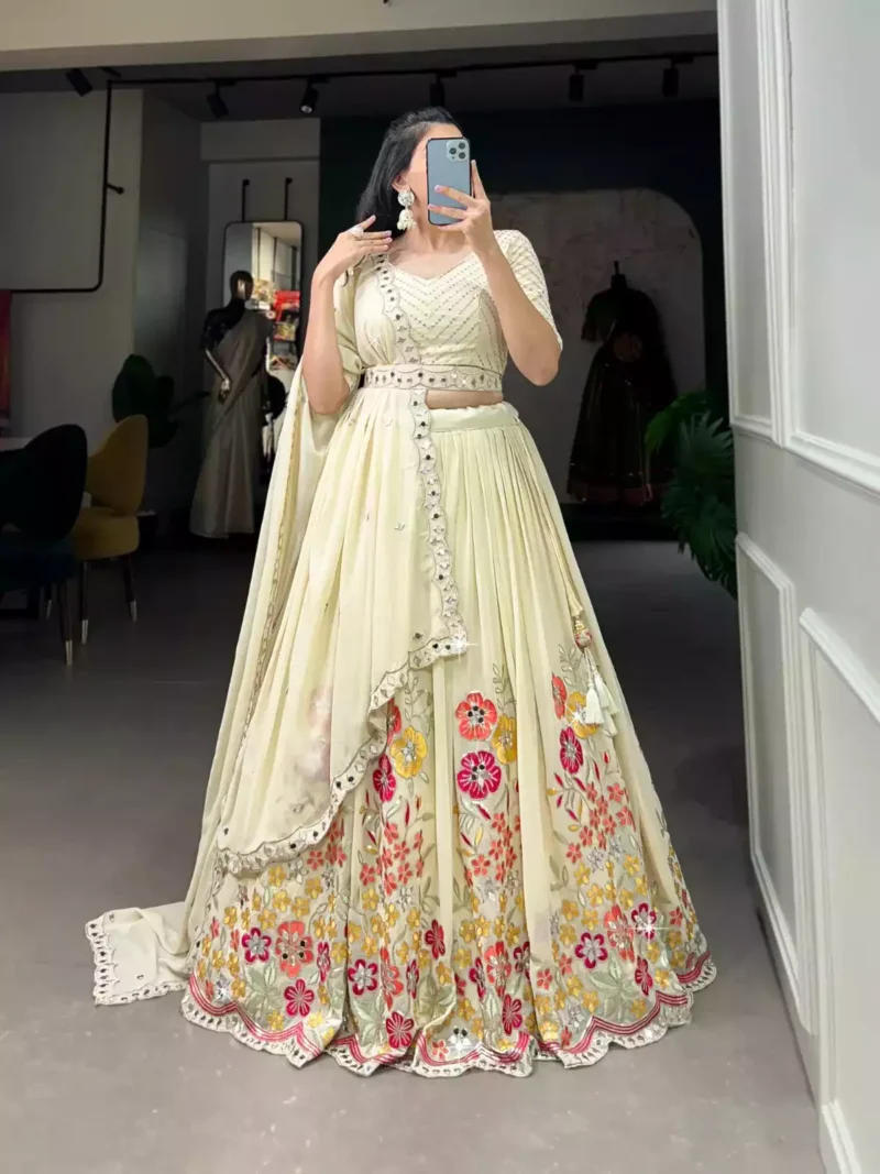 Original Mirror Work Embroidered Lehenga