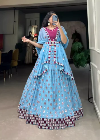 Original Mirror Work Embroidered Lehenga