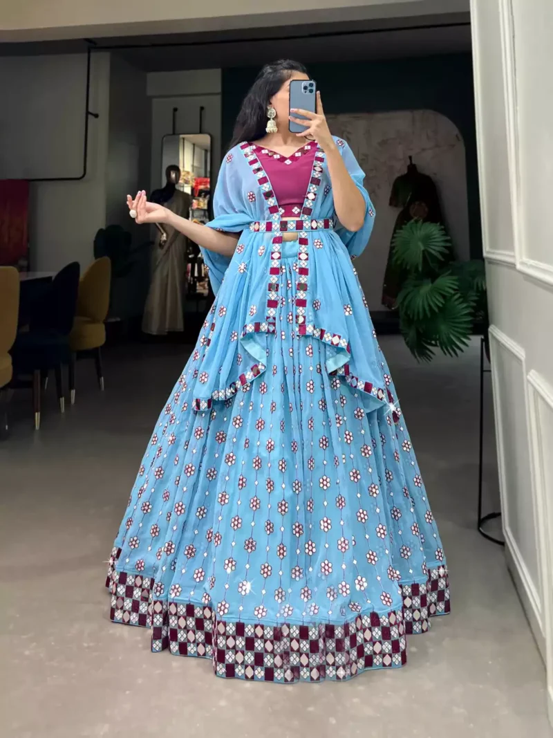 Original Mirror Work Embroidered Lehenga
