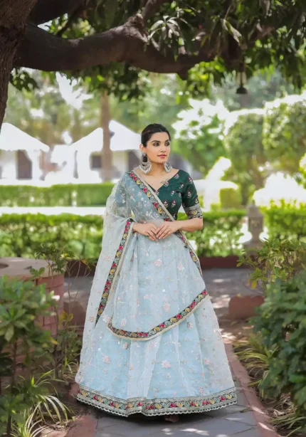 sky-blue-organza-lehenga-choli