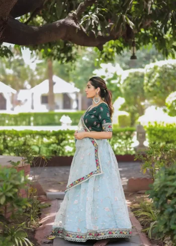 sky-blue-organza-lehenga-choli