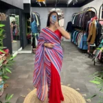 Designer Bollywood Pleated Saree