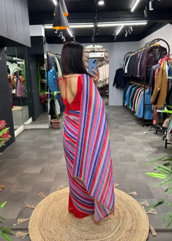 Designer Bollywood Pleated Saree