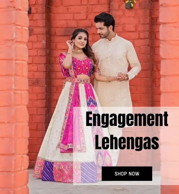 Buy Engagement Lehengas