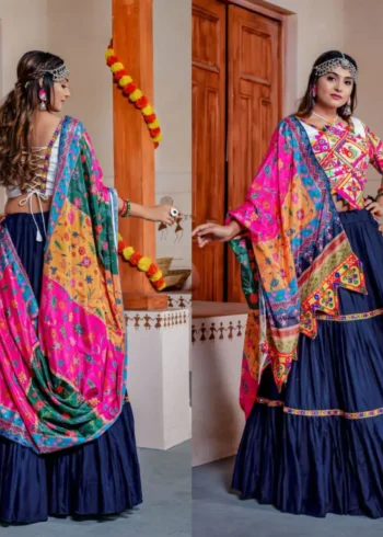 three tal chaniya choli family combo for navratri garba