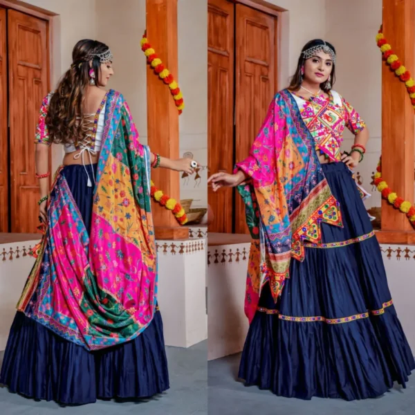 three tal chaniya choli family combo for navratri garba