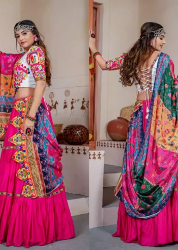 three tal chaniya choli family combo for navratri garba
