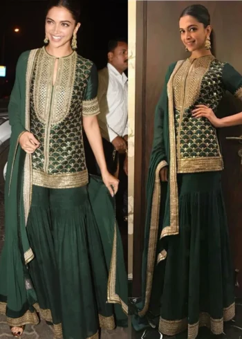 dipika padukone inspired sharara dress