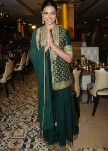 dipika padukone inspired sharara dress