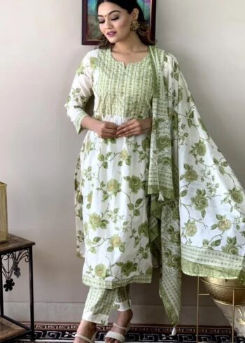 Mirror Work Kurti With Pant