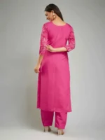 Rani Color Viscose Chanderi Kurti Set