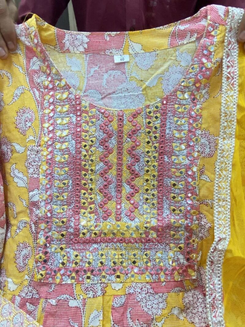 Short Anarkali Top With Sharara - Image 7