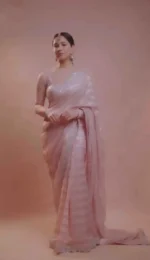 Soft Chiffon Sara Tendulkar Designer Saree