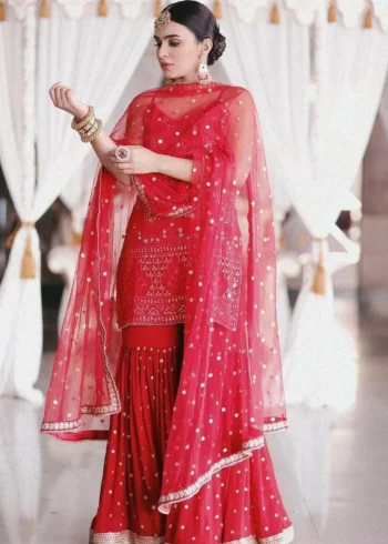 Trending Bollywood Sharara Dress - Image 3